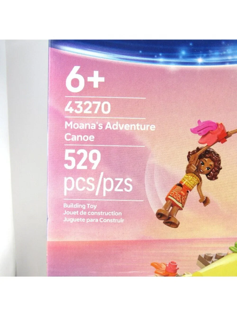 LEGO Disney Moana 2 Moana’s Adventure Canoe Set 43270 Brand New Sealed